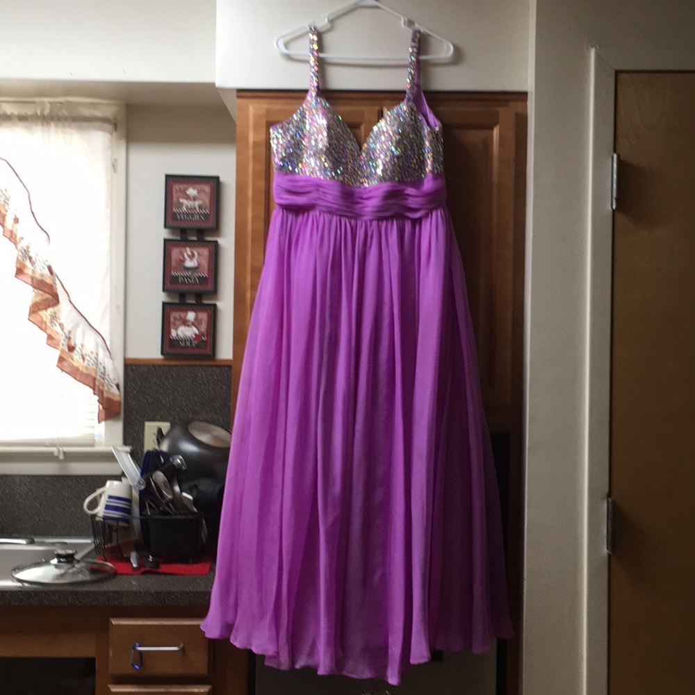 Purple dress